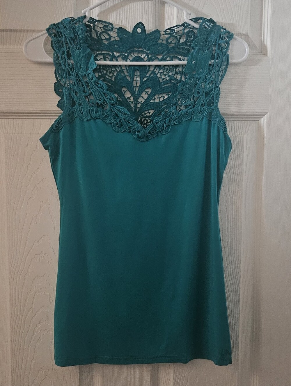 Patty Boutik Crochet-Lace Tank Top